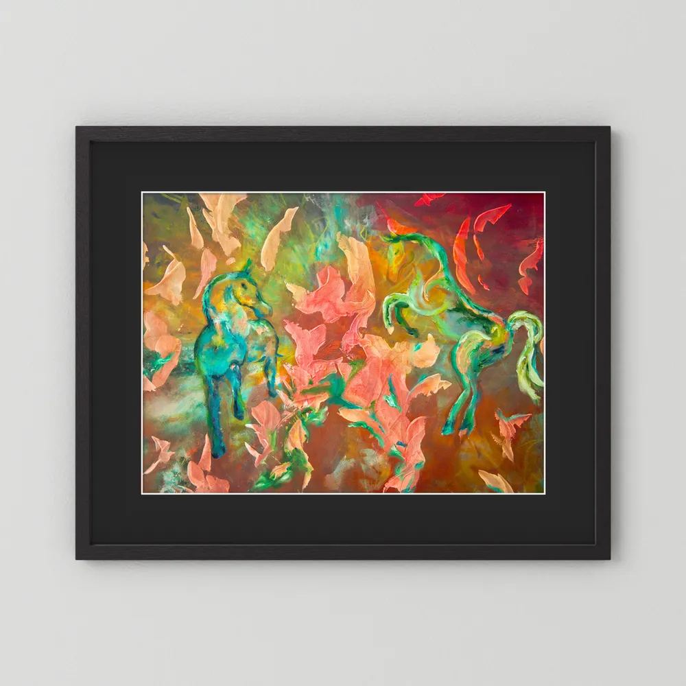 Eldhästens hjärta - Union of Fire & Ice | FineArt Print