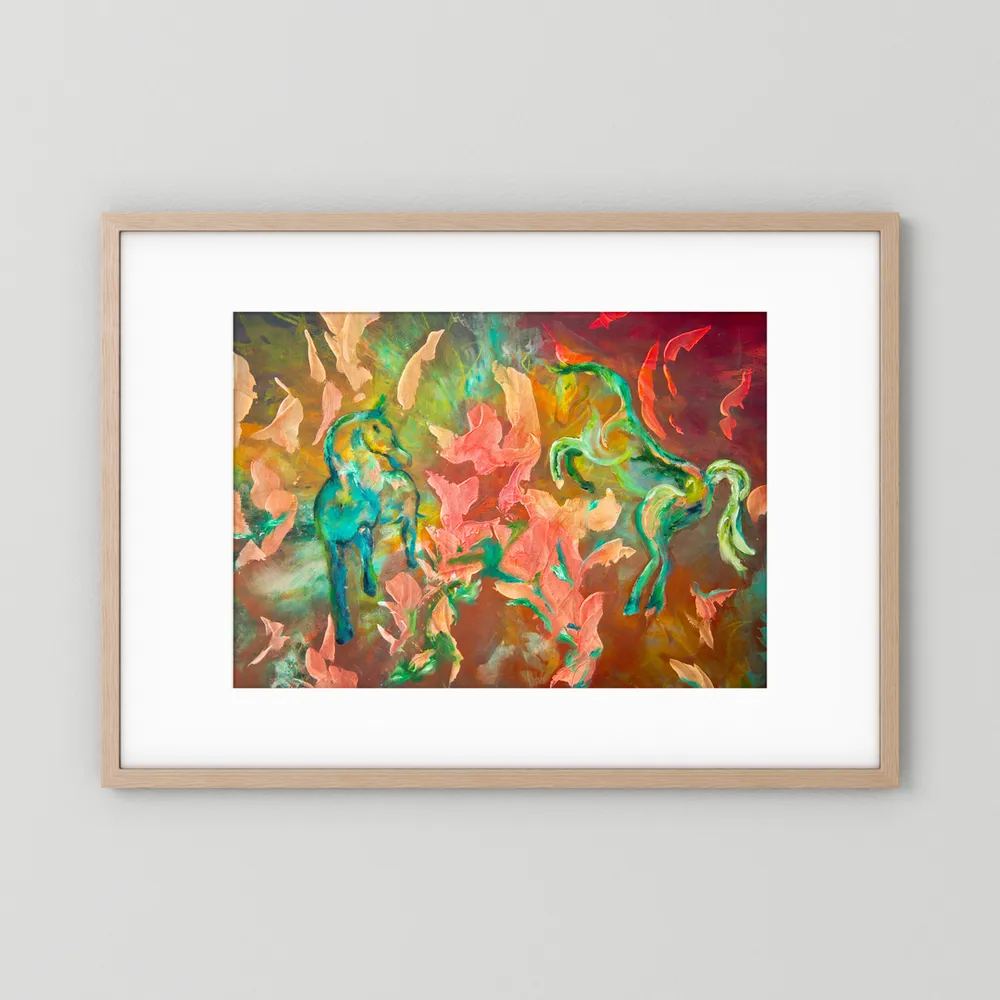 Eldhästens hjärta - Union of Fire & Ice | FineArt Print
