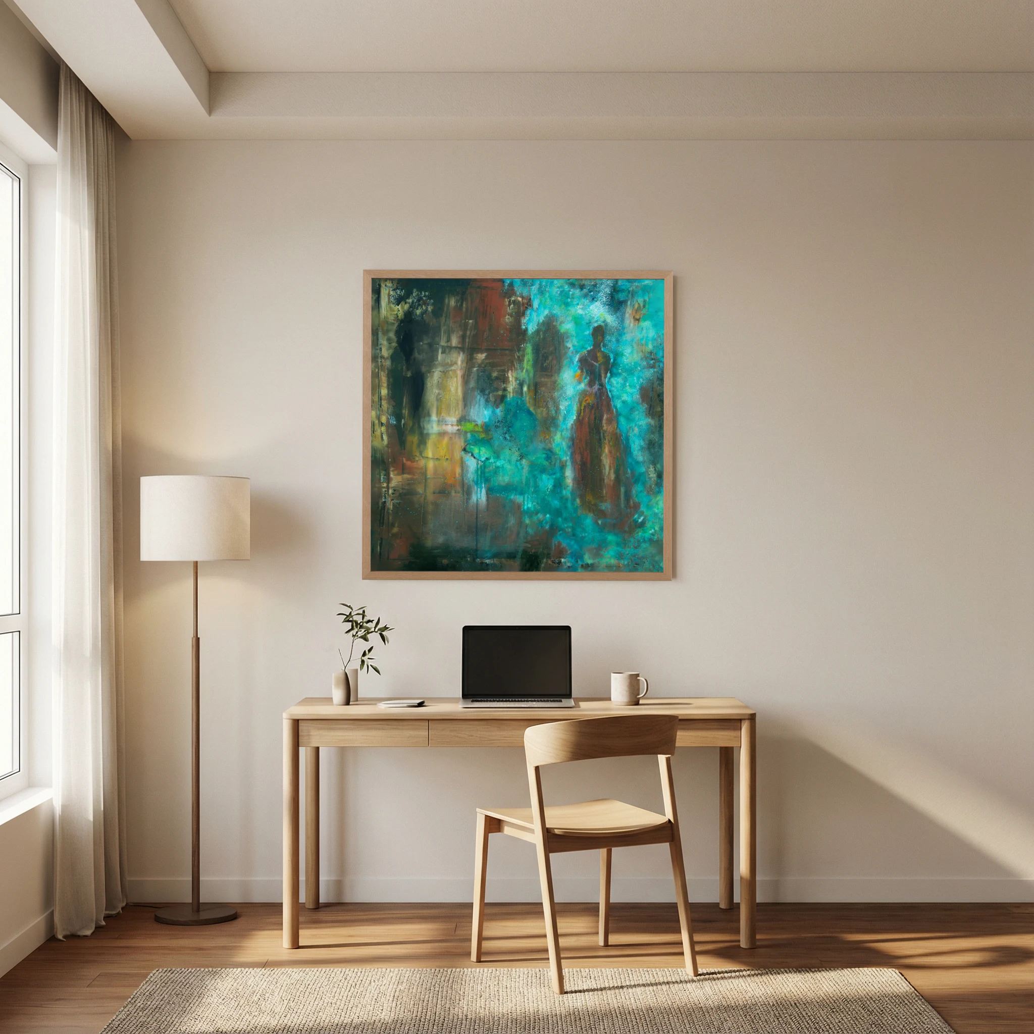 Blå fjäril - I en annan dimension | FineArt Print