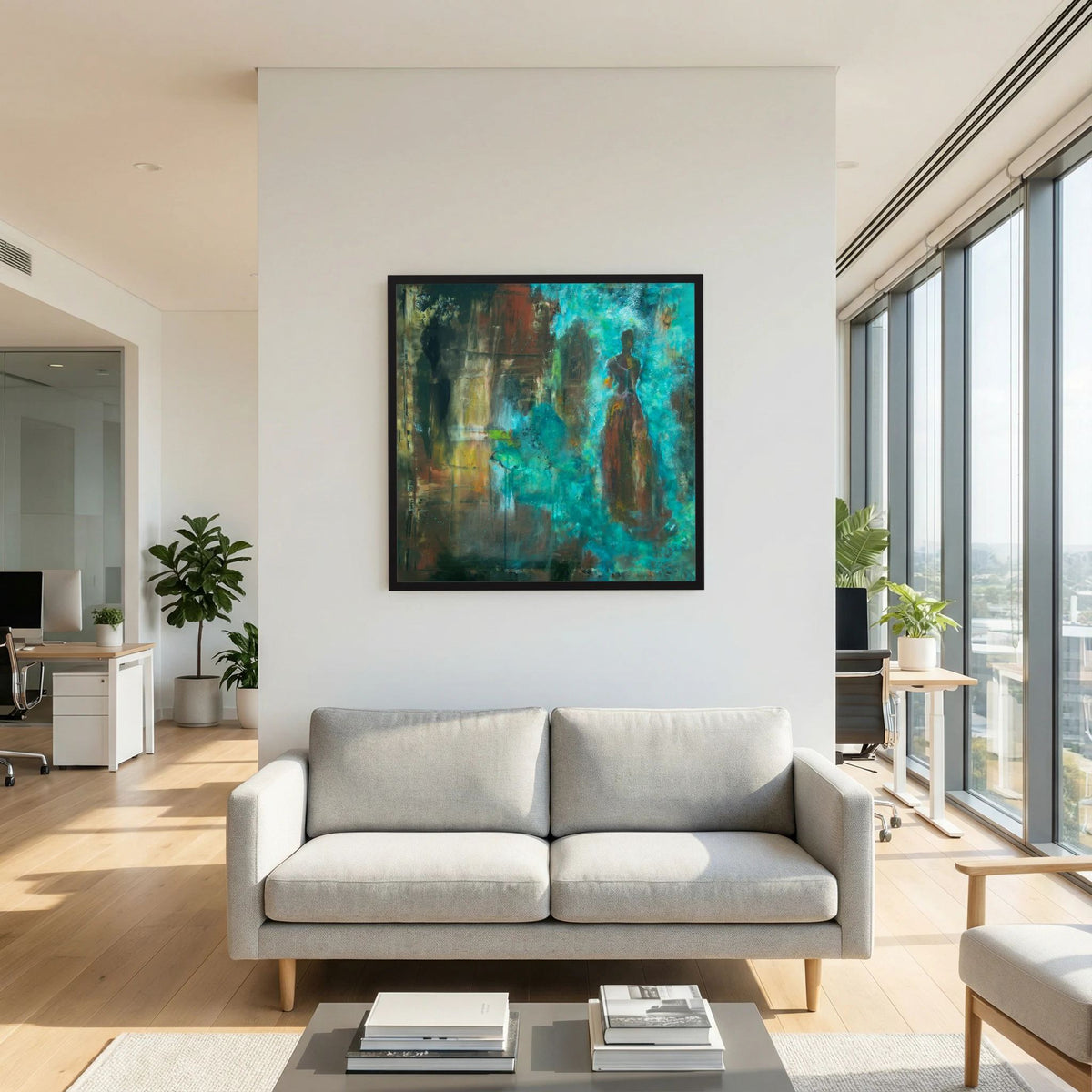 Blå fjäril - I en annan dimension | FineArt Print