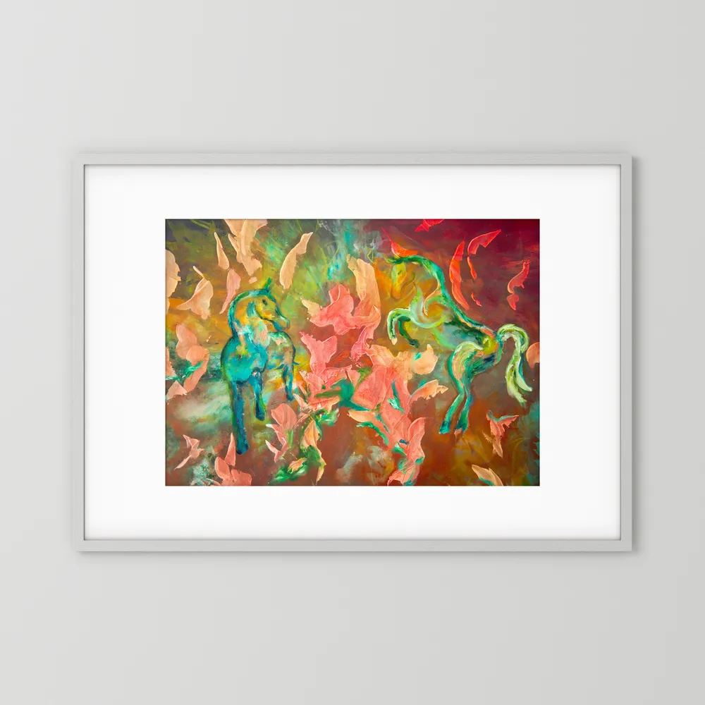 Eldhästens hjärta - Union of Fire & Ice | FineArt Print