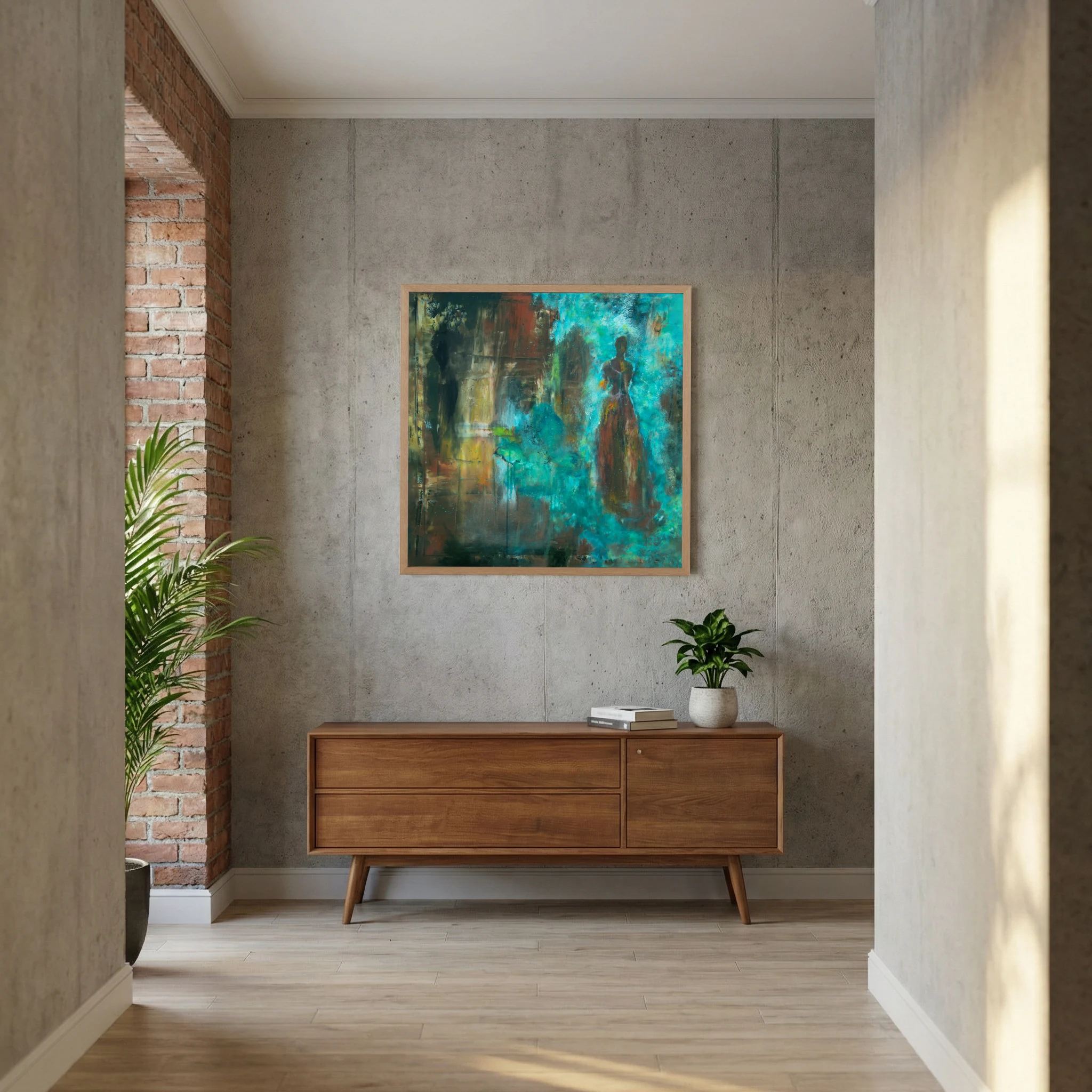 Blå fjäril - I en annan dimension | FineArt Print