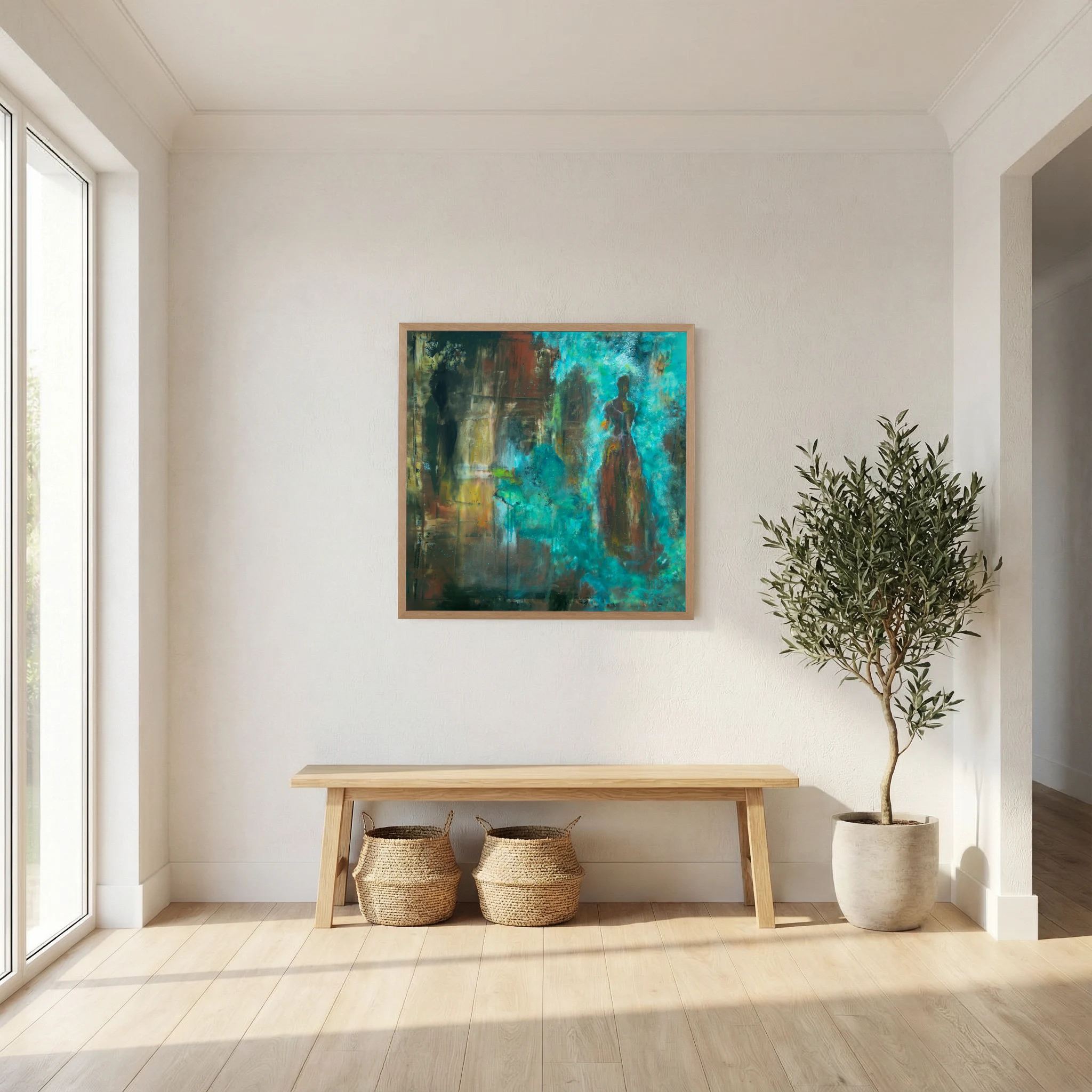 Blå fjäril - I en annan dimension | FineArt Print