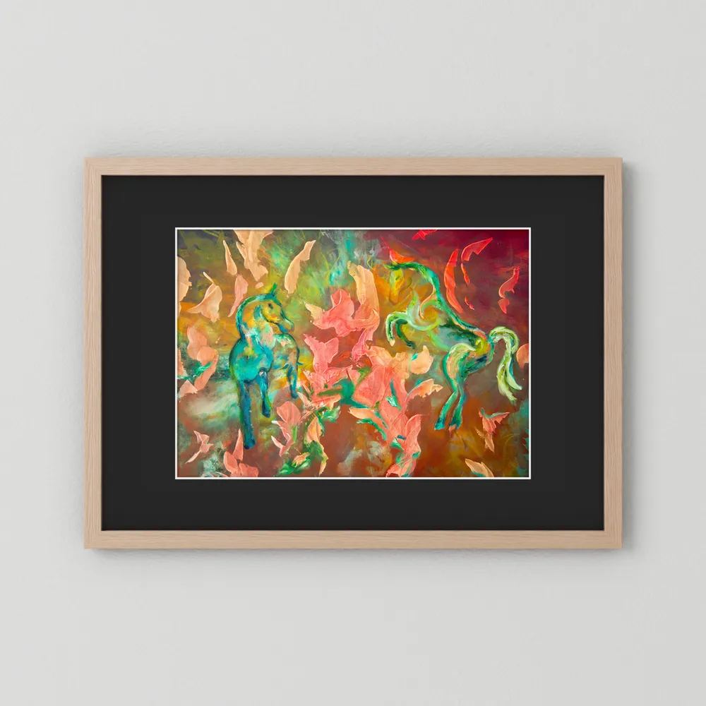 Eldhästens hjärta - Union of Fire & Ice | FineArt Print