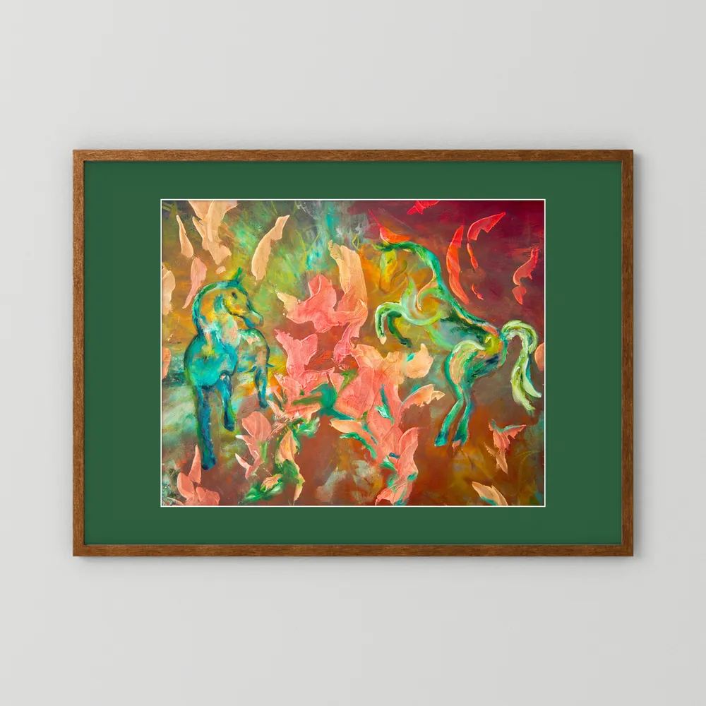 Eldhästens hjärta - Union of Fire & Ice | FineArt Print