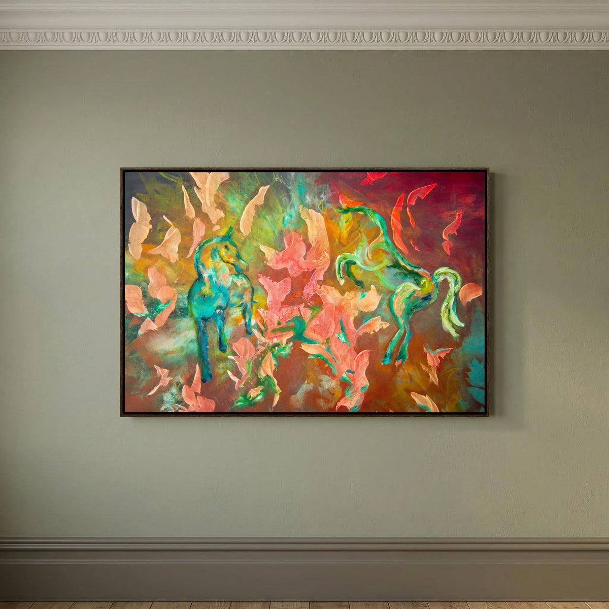 Eldhästens hjärta - Union of Fire & Ice | Canvas