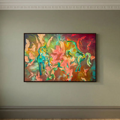 Eldhästens hjärta - Union of Fire & Ice | Canvas