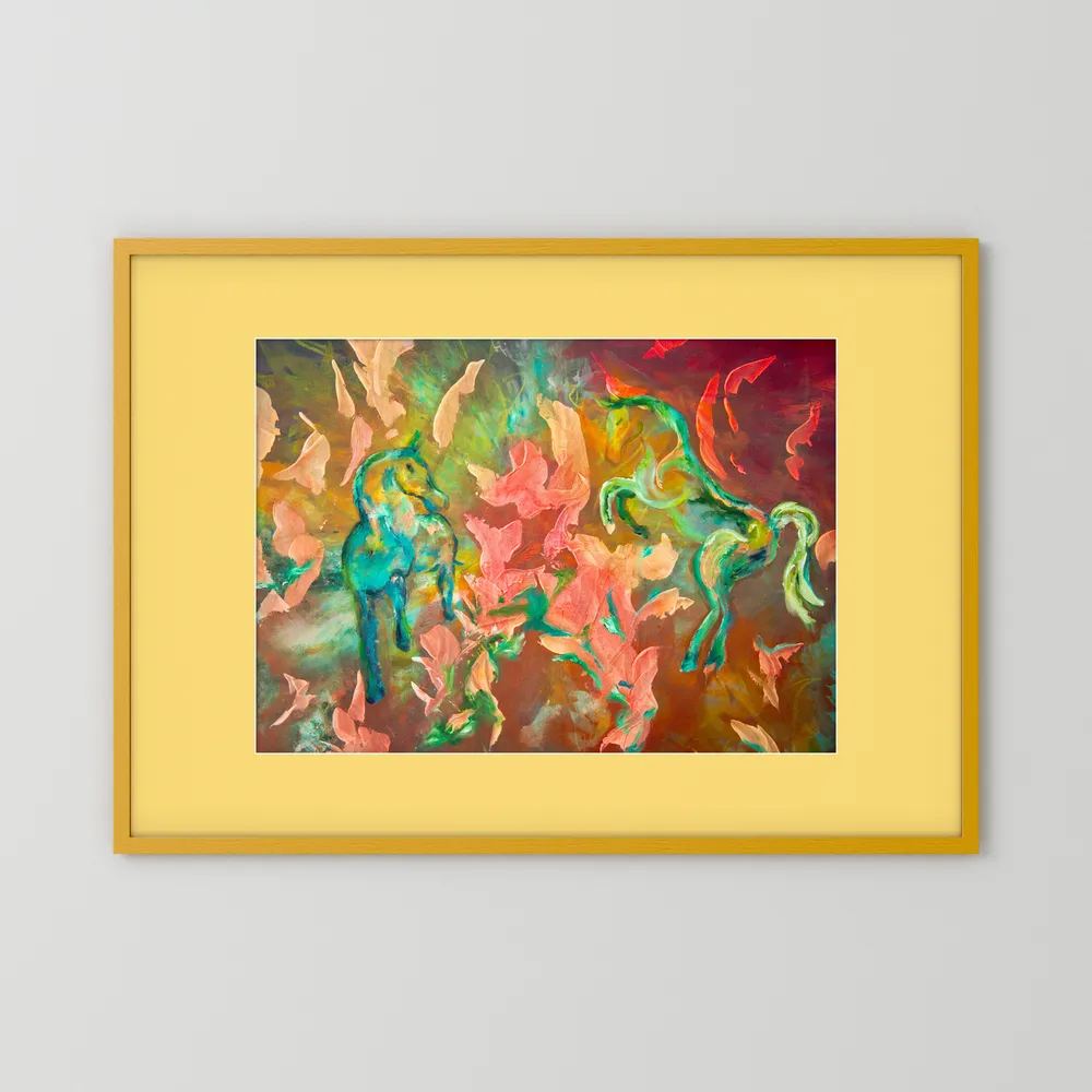 Eldhästens hjärta - Union of Fire & Ice | FineArt Print