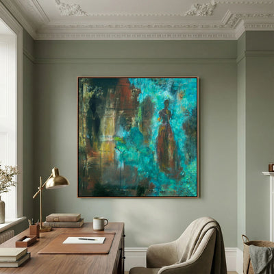 Blå fjäril - I en annan dimension | Canvas