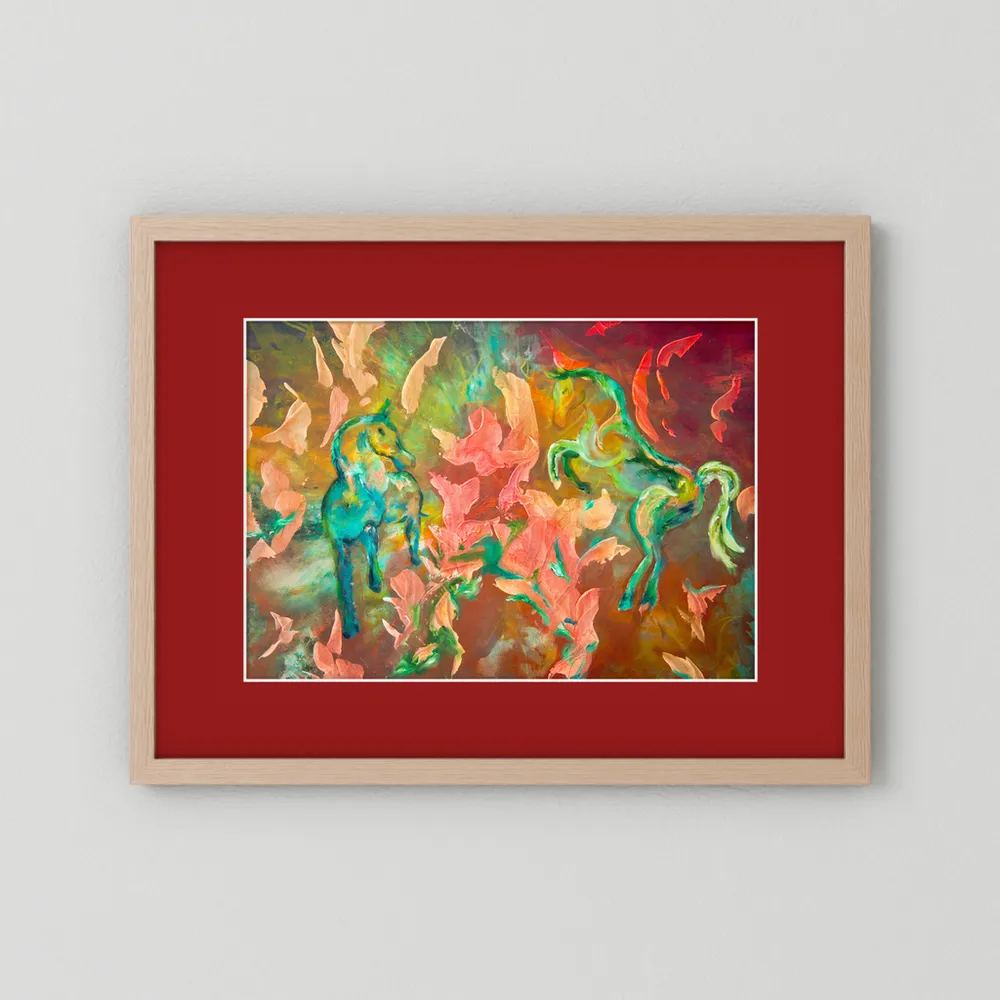 Eldhästens hjärta - Union of Fire & Ice | FineArt Print