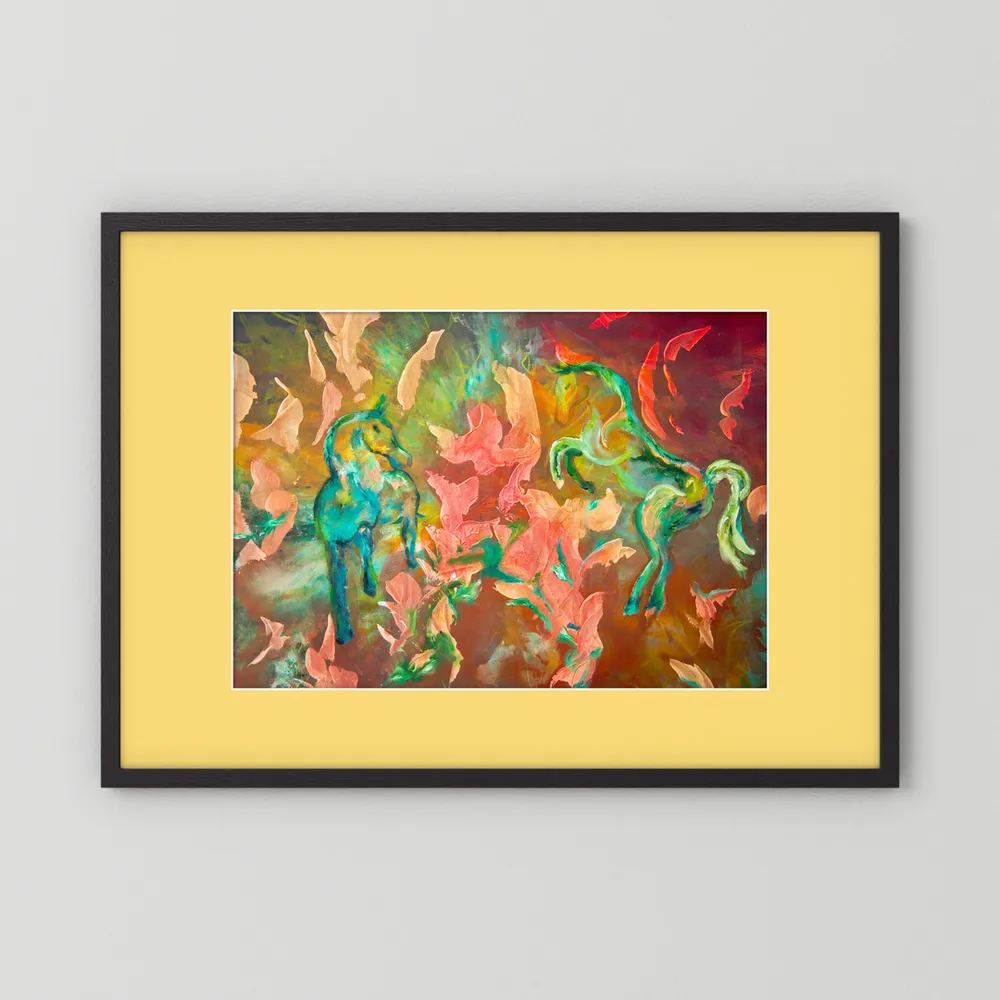 Eldhästens hjärta - Union of Fire & Ice | FineArt Print