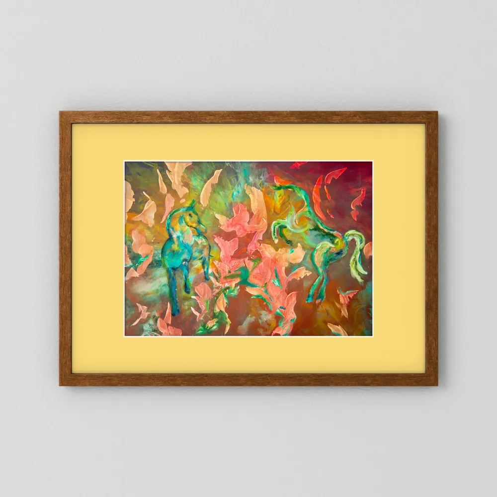 Eldhästens hjärta - Union of Fire & Ice | FineArt Print