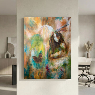 Earth - väktaren av livets frö | Canvas