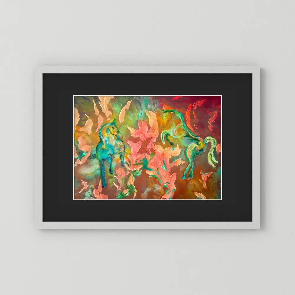 Eldhästens hjärta - Union of Fire & Ice | FineArt Print