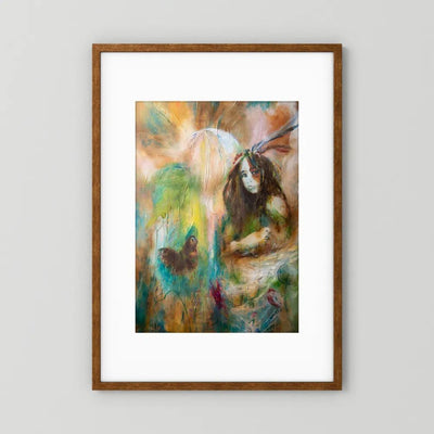 Earth - väktaren av livets frö | FineArt Print