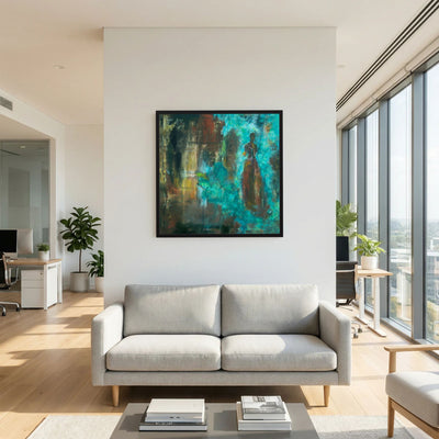 Blå fjäril - I en annan dimension | FineArt Print