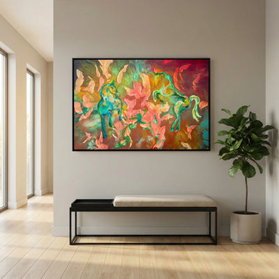 Eldhästens hjärta - Union of Fire & Ice | Canvas