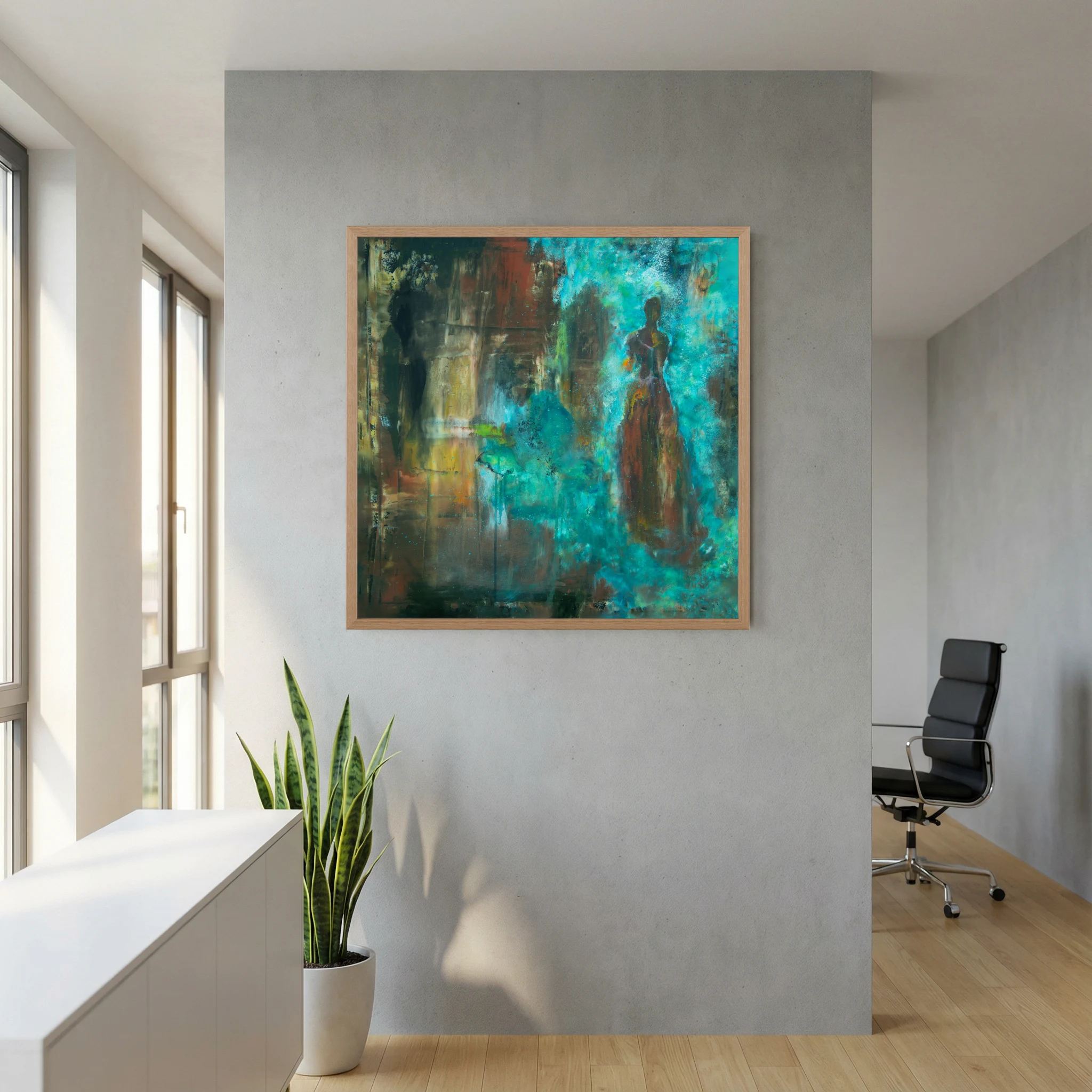 Blå fjäril - I en annan dimension | FineArt Print