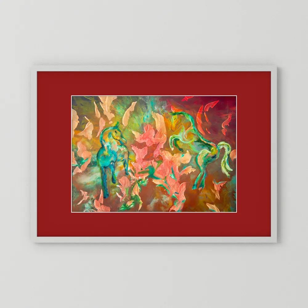 Eldhästens hjärta - Union of Fire & Ice | FineArt Print