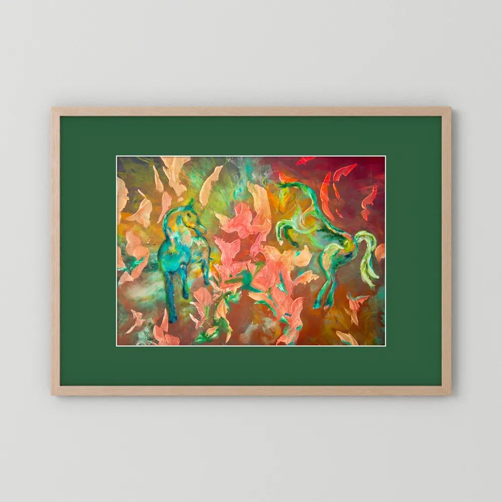 Eldhästens hjärta - Union of Fire & Ice | FineArt Print
