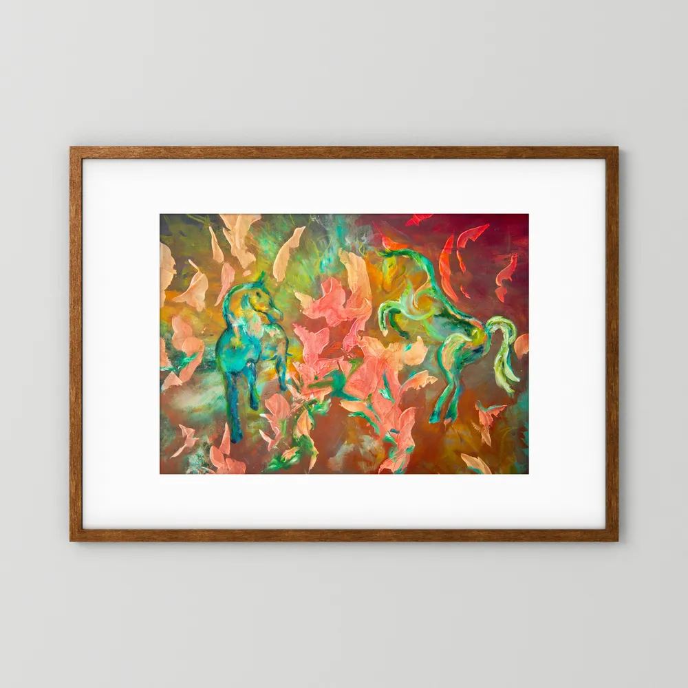 Eldhästens hjärta - Union of Fire & Ice | FineArt Print