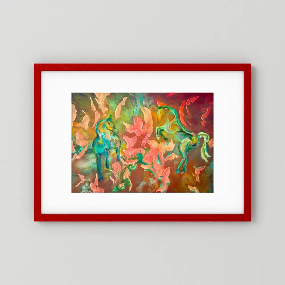 Eldhästens hjärta - Union of Fire & Ice | FineArt Print